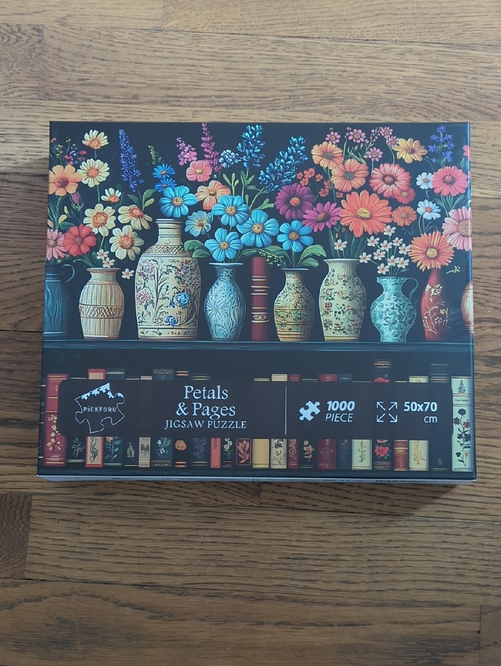 Petals & Pages Floral Jigsaw Puzzle - Multicolor